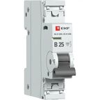 Автоматический выключатель EKF Proxima ВА47-63 1P N B25 А 6 кА