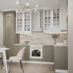 Карниз для кухонного шкафа Ньюпорт Delinia ID 220x4 см МДФ цвет белый