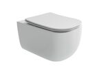 Унитаз подвесной Ceramica Nova Noel CN3013 с сиденьем микролифт, белый
