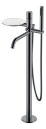 Напольный смеситель для ванны Boheme Stick 129-SGM графит