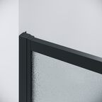 Душевой уголок Grossman Cosmo 100x90 120.K33.02.1090.21.02 без поддона, стекло шиншилла, профиль черный матовый