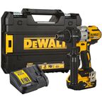Ударная дрель-шуруповерт DEWALT DCD996P1, 18 В, 2250 об/мин, 38250 уд/мин, с АКБ 5 Ач и ЗУ, в кейсе TSTAK (DCD996P1-QW)