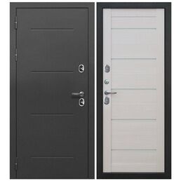 Входная дверь Ferroni 11 см ISOTERMA Серебро Лиственница Беж Царга (960мм) левая