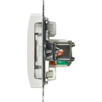 Розетка компьютерная встраиваемая Systeme Electric Glossa RJ45 UTP cat 5e цвет белый