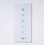 Душевая кабина AvaCan 110x110 EM2011LED+GM стекло узорчатое, профиль хром, с гидромассажем