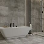 Глазурованный керамогранит Керамин Фабрик 60x60 см 1.44 м² матовый цвет серый