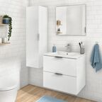 Пенал для ванной Sensea Essential 30x116x32 см цвет белый