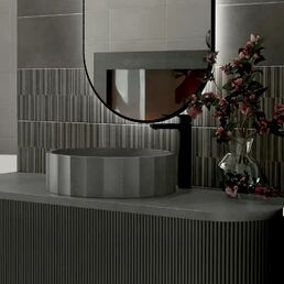 Плитка настенная Mersey Dark A0554H24103 20x40 см 1.6 м² матовая цвет графит
