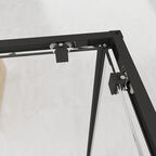Душевой уголок Veconi Evo 80x80 E3-B-8080-01-C9 стекло прозрачное, профиль черный матовый, без поддона