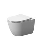 Комплект инсталляция с унитазом AM.PM Struktura FlashClean IS70151.9S1700, безободковый, с микролифтом, клавиша Pro цвет хром