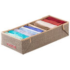Ящик с отделениями Casy Home For Professionals 50x22x12см, коричневый