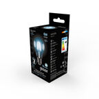 Лампа Gauss LED Filament A60 E27 6W 630lm 4100К 1/10/40