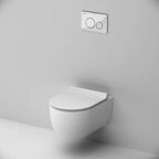 Комплект инсталляция с унитазом AM.PM Pulse Flashclean IS3LM0151.9P1702 безободковый с микролифтом клавиша цвет хромированный