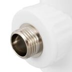 Тройник комбинированный Valfex 25x1/2"x25 мм НР полипропилен 10128125