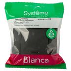 Выключатель встраиваемый Systeme Electric Blanca 10 А 1 клавиша цвет антрацит