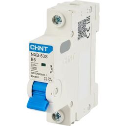 Автоматический выключатель CHINT NXB-63S 1P B6 А 4.5 кА