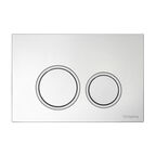 Комплект подвесной унитаз-биде Tece TeceSpring S955799 + застенный модуль с панелью смыва хром
