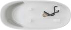 Ванна из искусственного камня Allen Brau Solid Stone Krion Neo XL 180x80 2.35002.21 белая