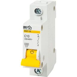 Автоматический выключатель IEK Home ВА47-29 1P N C10 А 4.5 кА
