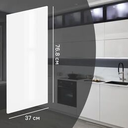 Фальшпанель для кухонного шкафа Аша 37x76.8 см Delinia ID ЛДСП цвет белый