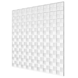 Решетка вентиляционная пластиковая декоративная потолочная ERA 595х595 мм белая