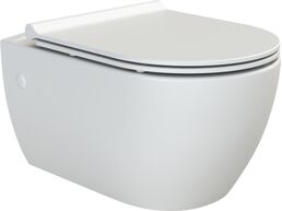 Унитаз подвесной Boheme Bianca 963-SET-MW с сиденьем микролифт, белый матовый