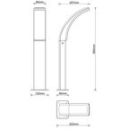 Светильник Inspire Lakko LED 56 см 1000 Лм 4000 К IP44 цвет белый