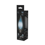Лампа Gauss LED Filament Свеча на ветру E14 9W 710lm 4100K 1/10/50