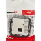 Розетка компьютерная RJ45 категория 5e UTP - Lexman Lilian - жемчуг