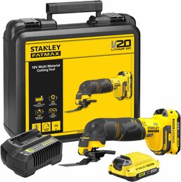 Аккумуляторный реноватор STANLEY FATMAX SFMCE500D2K, 18 В, 18000 кол/мин, с 2 АКБ 2 Ач и ЗУ, в кейсе (SFMCE500D2K-QW)