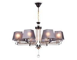 Подвесная люстра с абажуром и хрусталем Ambrella Light Modern TRADITIONAL TR4618