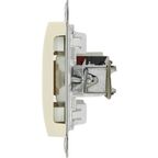 Розетка компьютерная встраиваемая Systeme Electric Glossa RJ45 UTP cat 5e цвет бежевый