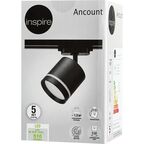 Трековый светильник спот светодиодный Inspire 2.55 м² нейтральный белый свет цвет черный