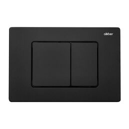Комплект унитаза с инсталляцией Abber Bequem AC1100MB-AC0105-AC0120MB черный, кнопка черная