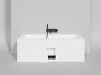 Ванна из искусственного камня Salini  Orlanda Axis Kit 170x75 103323M S-Stone белая матовая