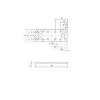 Пластина крепежная GAH ALBERTS КР 96x35x2.5