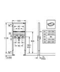 Инсталляция Grohe Rapid SL 38554001