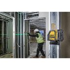 Самовыравнивающийся линейный ЗЕЛЕНЫЙ лазерный уровень DEWALT DCE088D1G