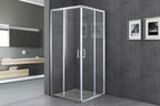Душевой уголок Royal Bath 95х85 RB HPD-T-ST стекло прозрачное, профиль сатин