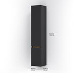 Пенал подвесной Am.Pm X-Joy 30 см M85ACHR0306BM правый, черный