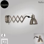 Настенный светильник Inspire Naha E14 цвет никель