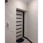 Декоративная плитка Кирпич Карпатский цвет белый 1.05 м²