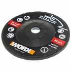 Диск шлифовальный по металлу WORX 76x4x10 мм для мини УШМ, круг для аккумуляторной болгарки, шлифовальный, зачистной, расходные материалы