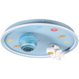 Потолочный светильник с пультом для детской Lumion Atlas 6507/80CL LEDIO белый, синий LED 80W 5208Лм 3000-6000К 220V