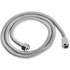 Душевой шланг ZEIN Z45PS, растягивающейся, 150-200 см, гайки металл, нержавеющая сталь