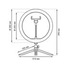 Светильник Gauss Ring Light RL002 светодиодный кольцевой 26 см