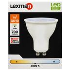 Лампа светодиодная Lexman Clear GU10 220 В 7.5 Вт спот 700 лм нейтральный белый цвет света