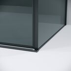 Душевой уголок Grossman Galaxy 140x70 120.K33.01.1470.21.10 без поддона, стекло тонированное, профиль черный матовый