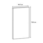 Фасад для кухонного шкафа Ньюпорт 44.7x76.5 см Delinia ID МДФ цвет белый
