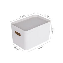 Органайзер для хранения 22.8x15.9x13.8 см полипропилен платина